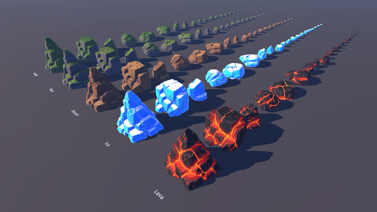 Stylized Nature - Rocks & Boulders