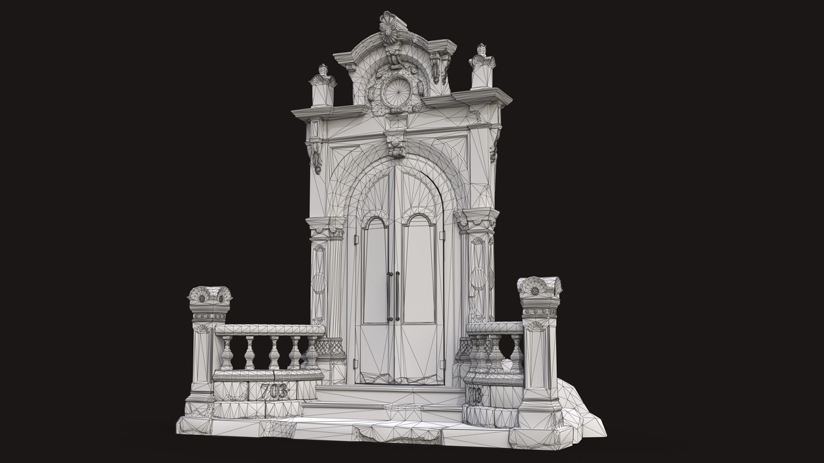 Old Abandoned Door Portal