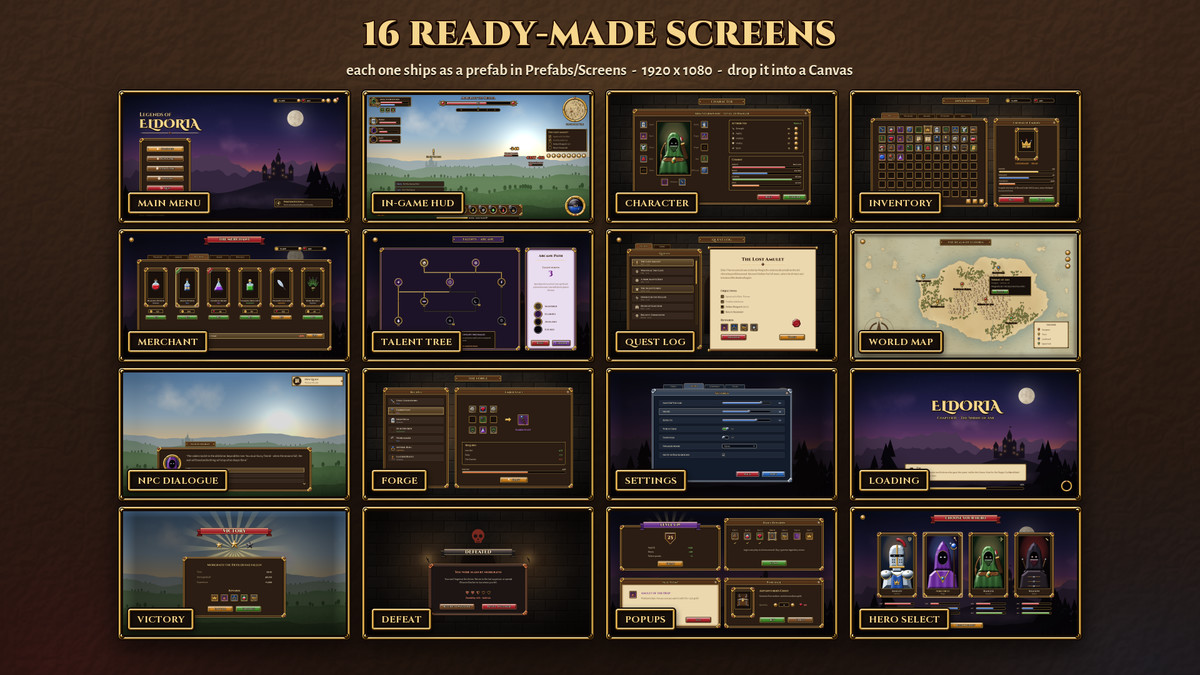 Fantasy RPG UI Kit