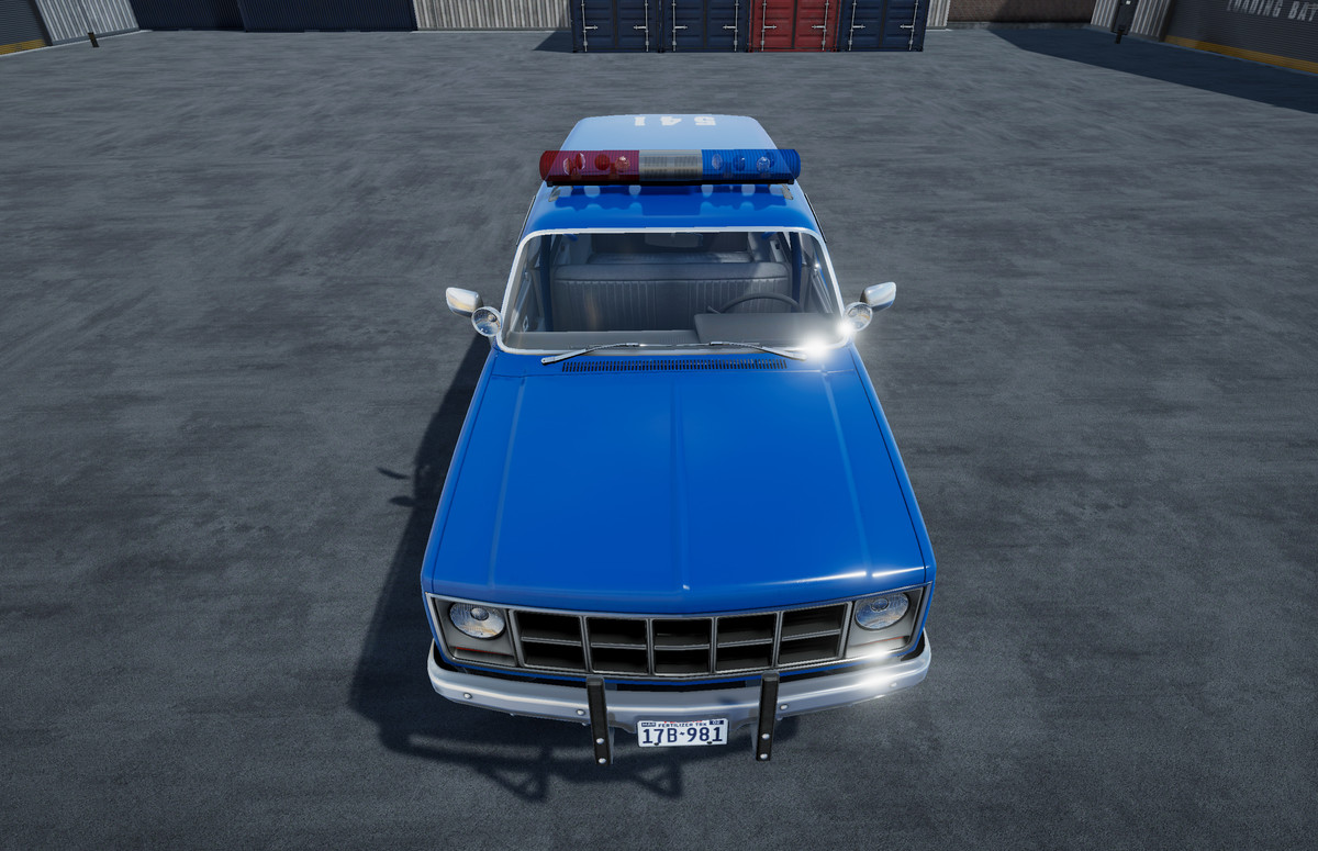 80s Offroad police car