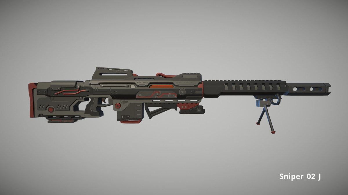 Cyberpunk Armory - Low Poly