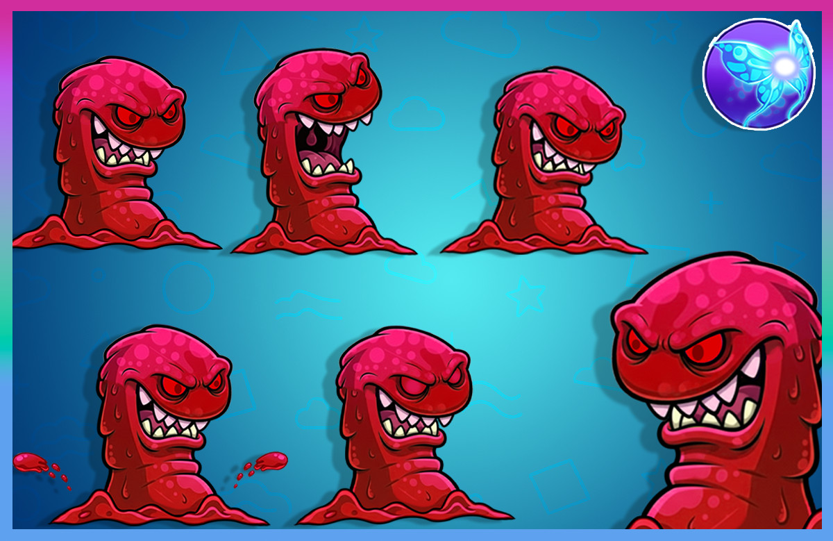 Venomelt 2D Animated Character