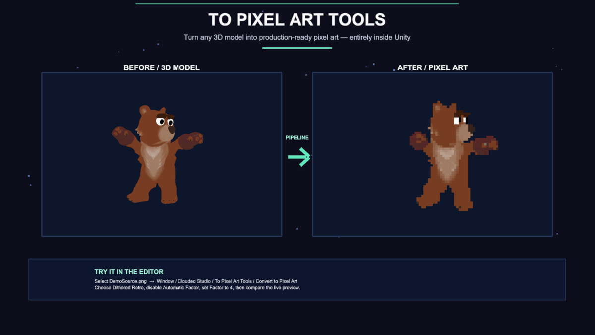 To Pixel Art Tools (3D & Images)