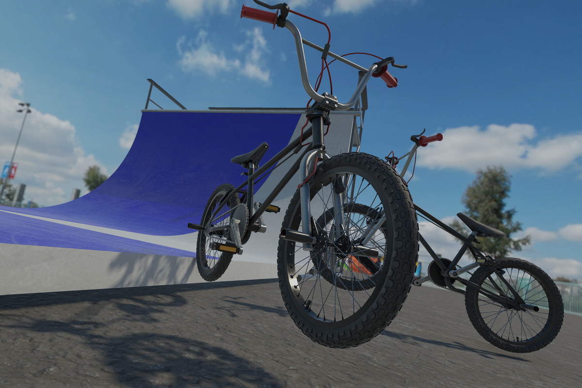 BMX Bike & Vert Ramp