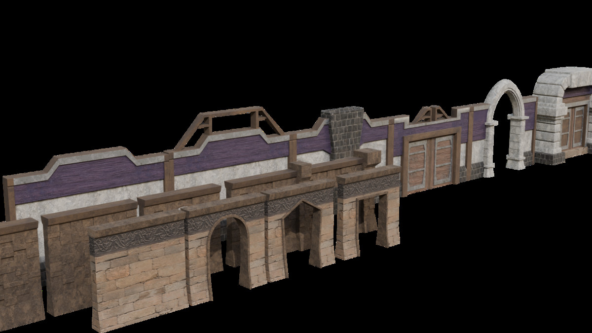 Medieval City Constructor - Modular Town & Props - 178 Prefabs