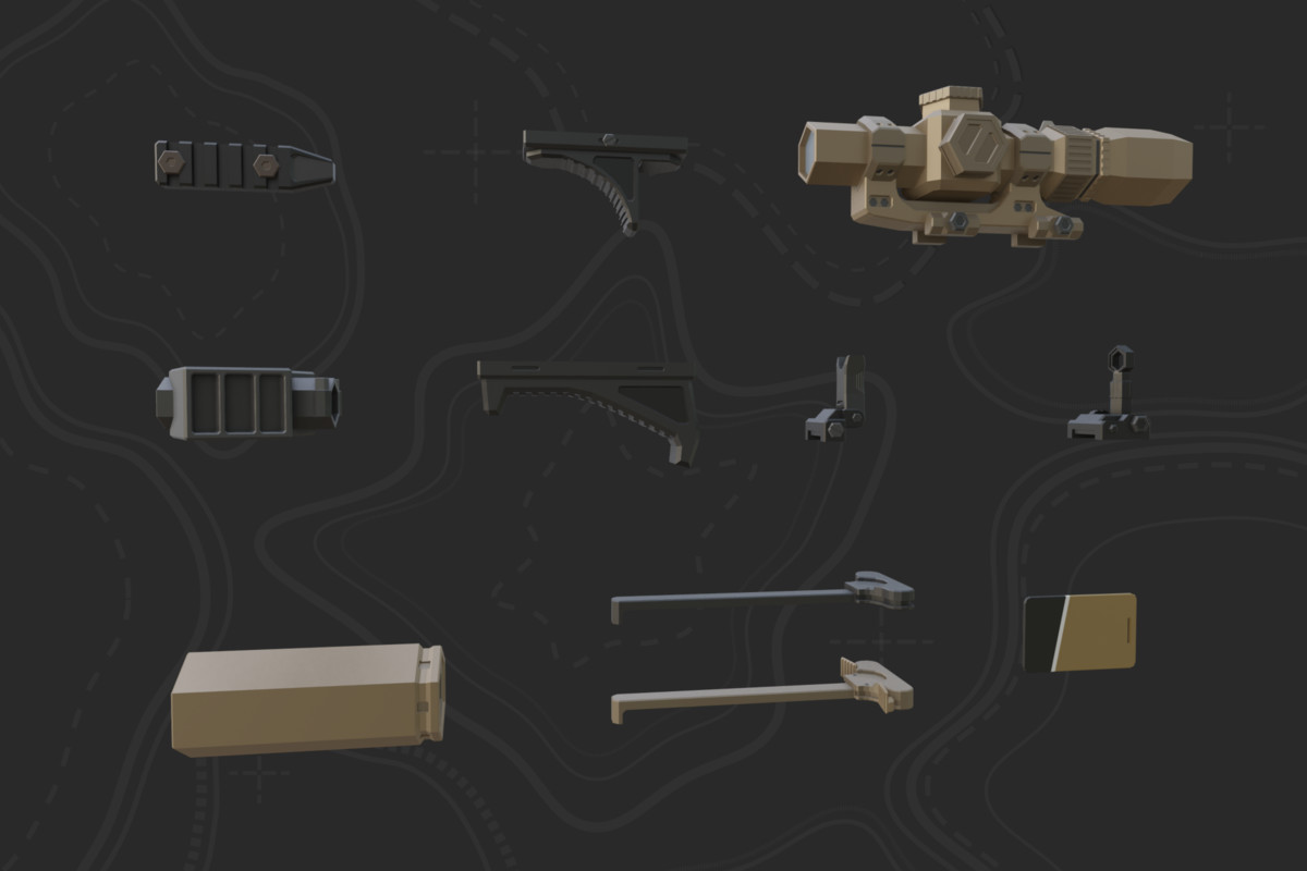 Low Poly Weapon Bundle Pack V