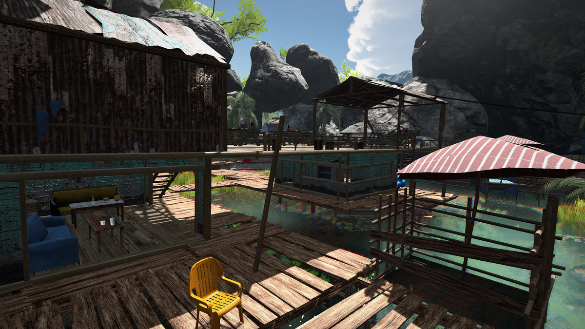 South Pacific Island - Map