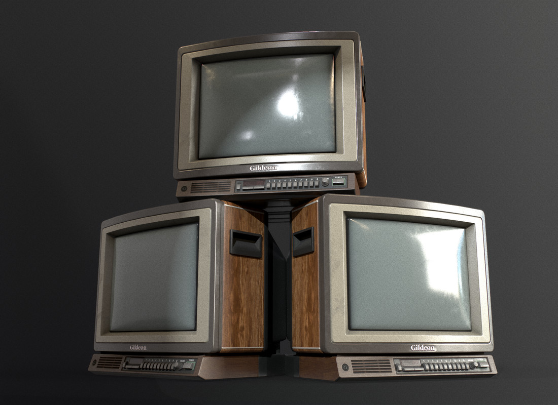 Retro TV Wooden case