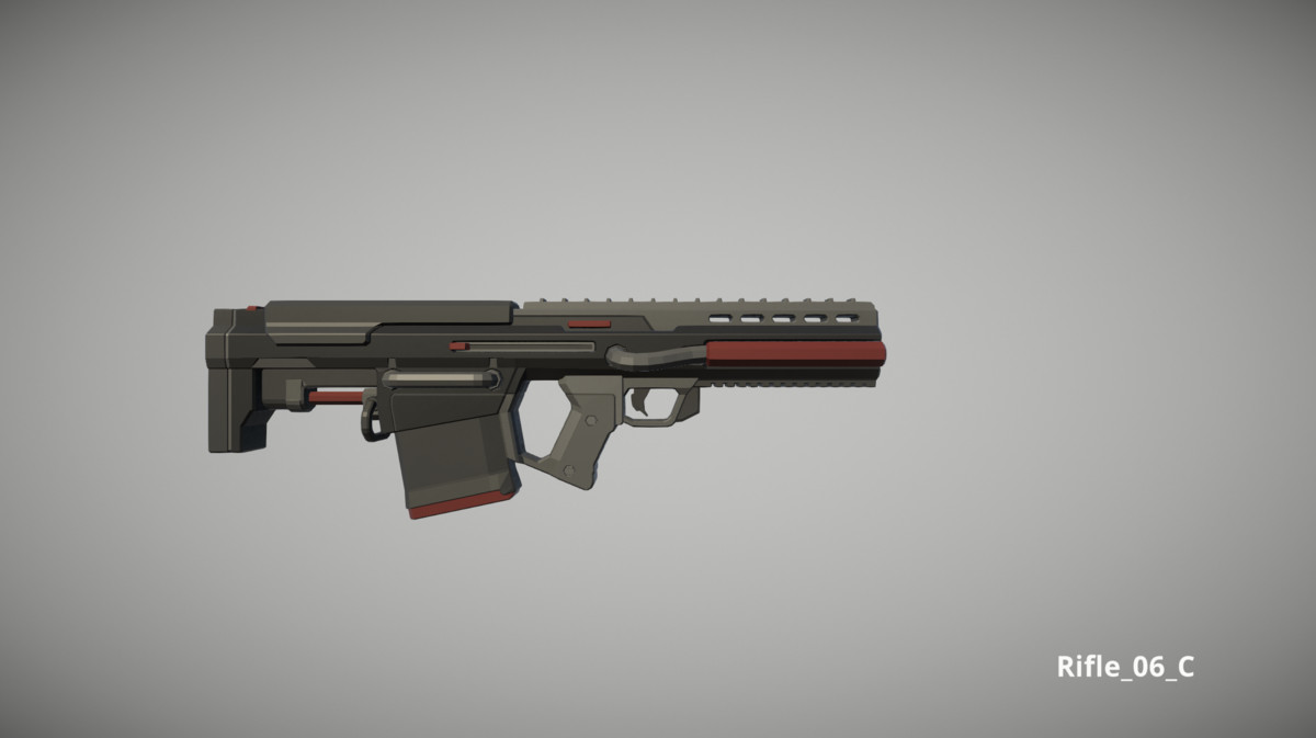 Cyberpunk Armory - Low Poly