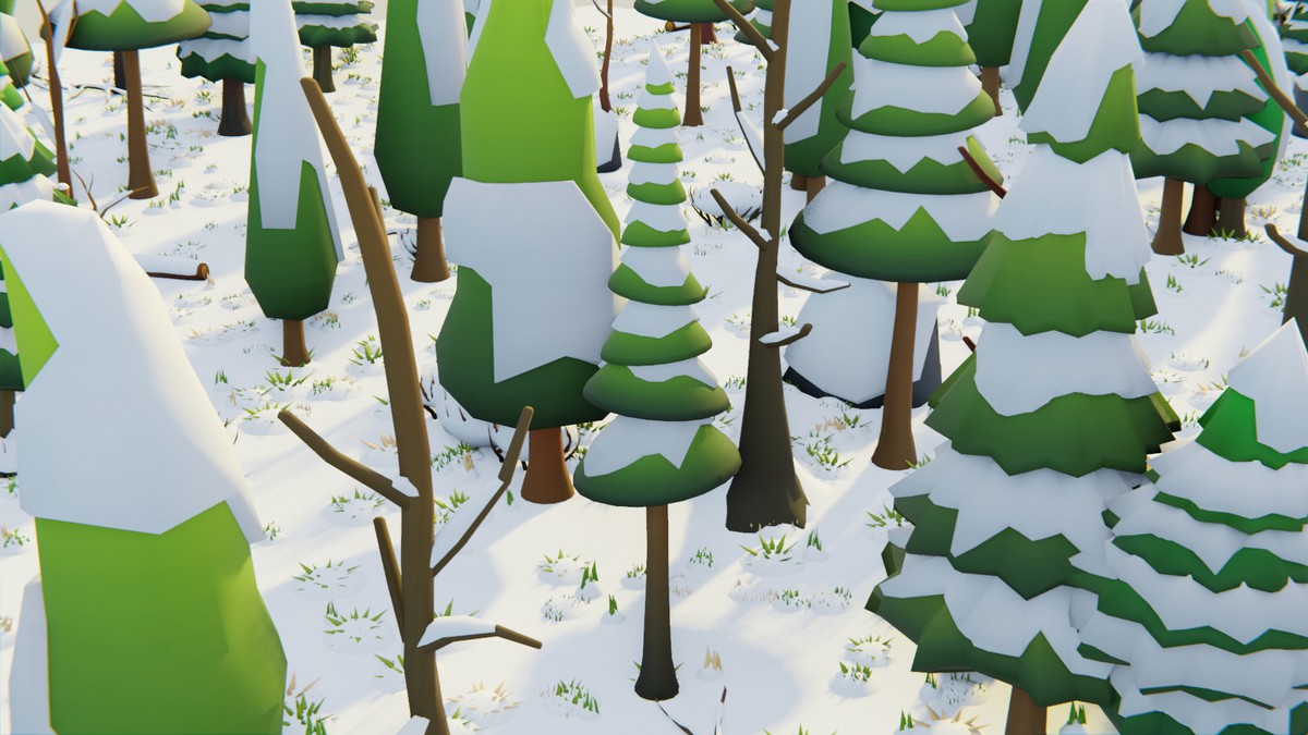Low Poly Seasonal Forest Biome 2 by IGS
