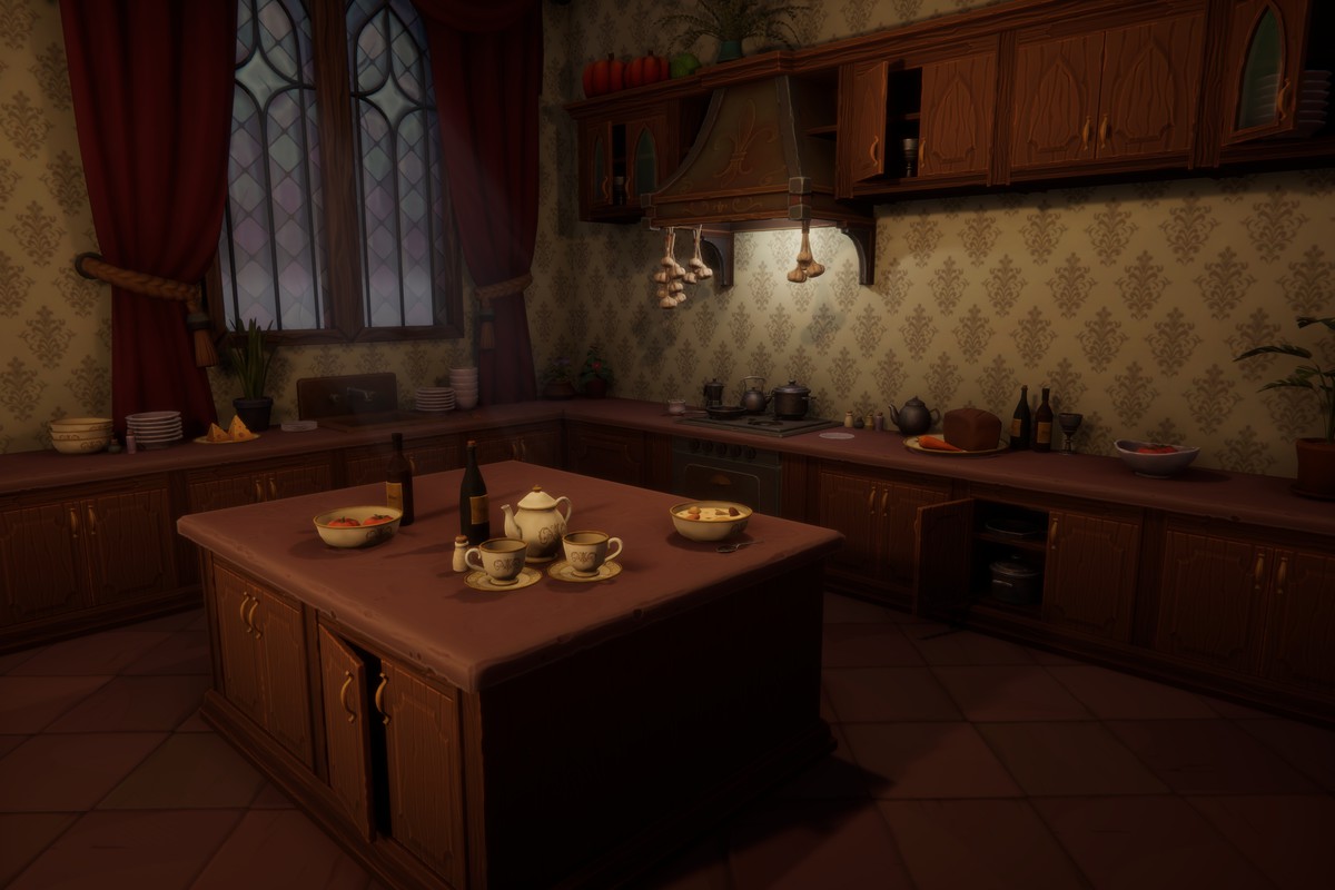 Stylized Victorian Mansion