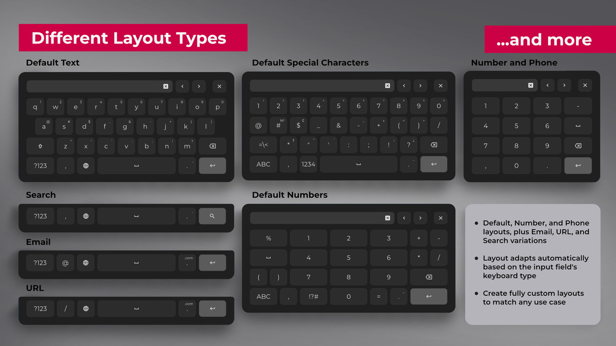 VR Spatial Keyboard