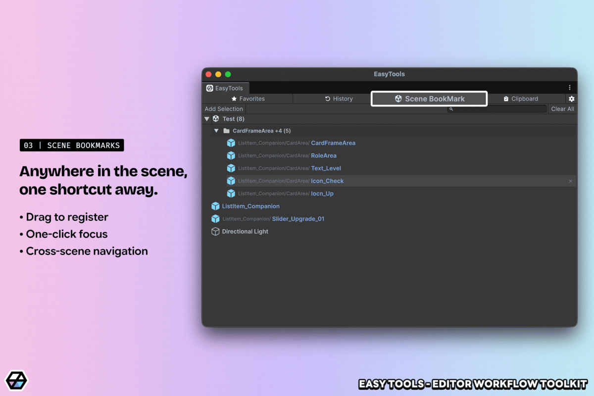 Easy Tools - Editor Workflow Toolkit