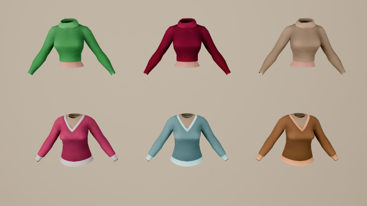 Modular Female Character Creator