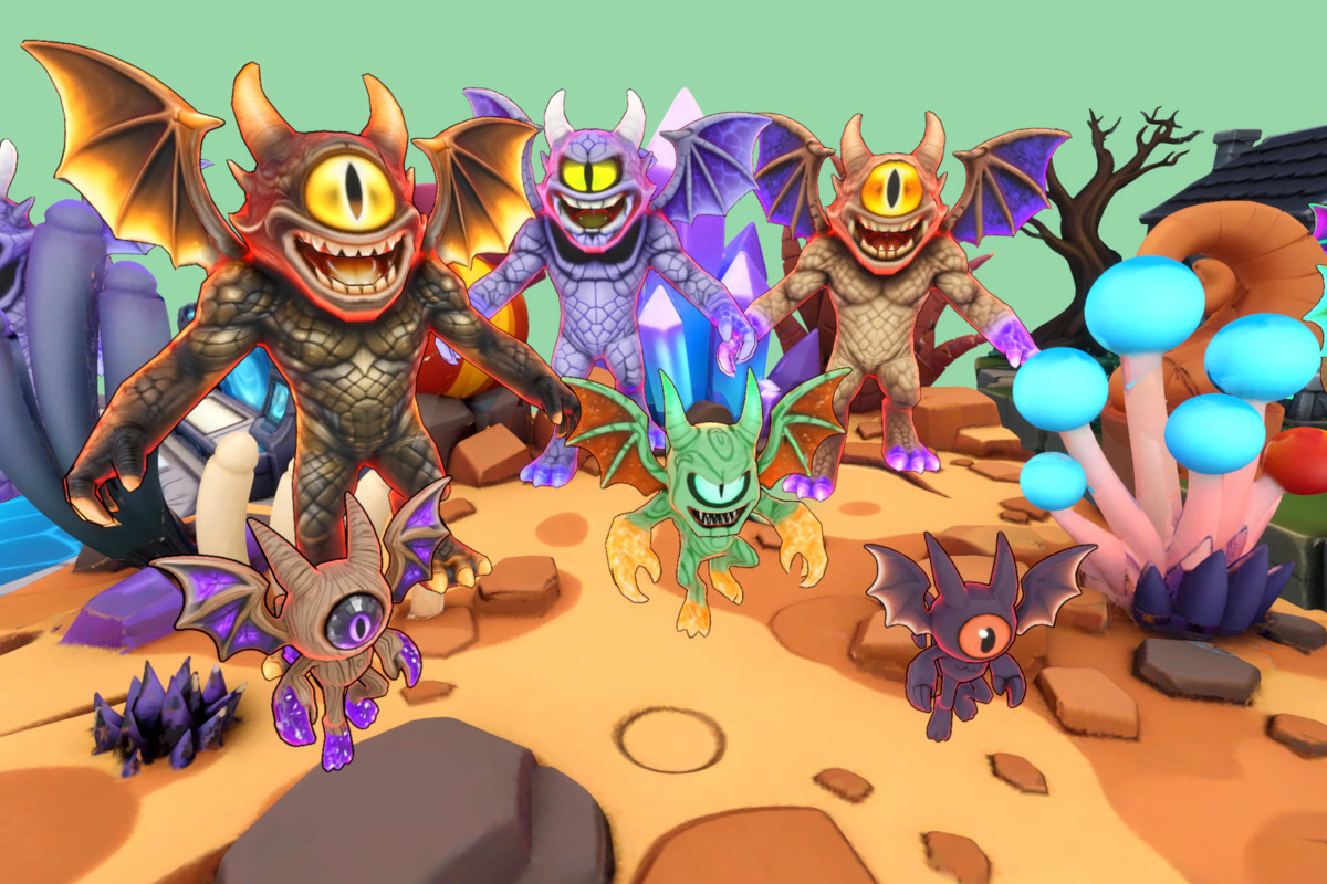 Fantasy Monster Evolution Pack 19-20–21 – Game Ready Creatures | PixeliusVita