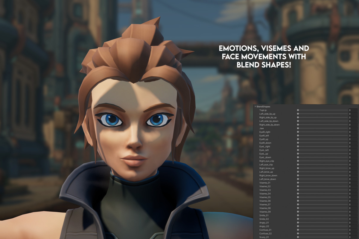 Stylized Modular Sci-Fi Characters