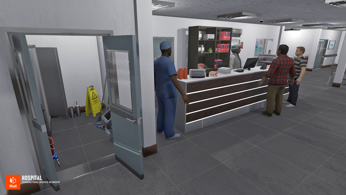 Hospital - Characters, Rooms & Props