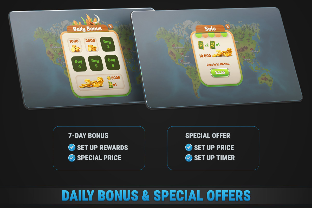 MK TriPeaks Solitaire Kit • Complete Card Game Template