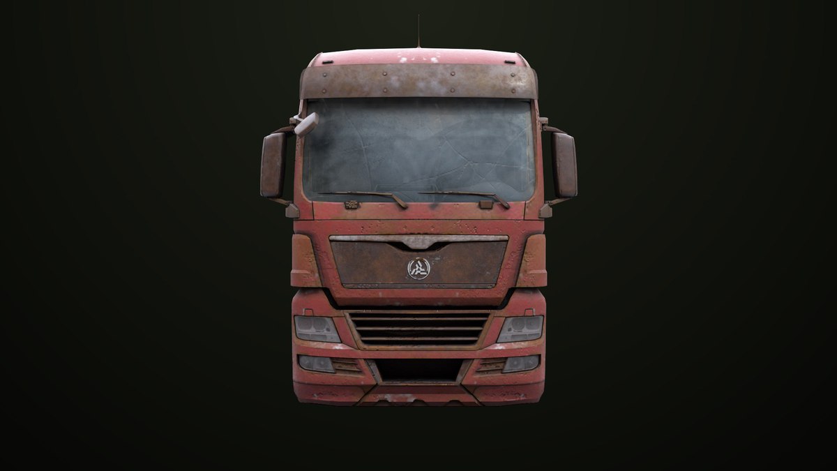 Heavy Truck Chassis 04 Dirty 4 URP HDRP Textures