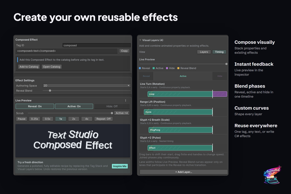 Text Studio - Text Animation for Unity | TextMeshPro & UI Toolkit