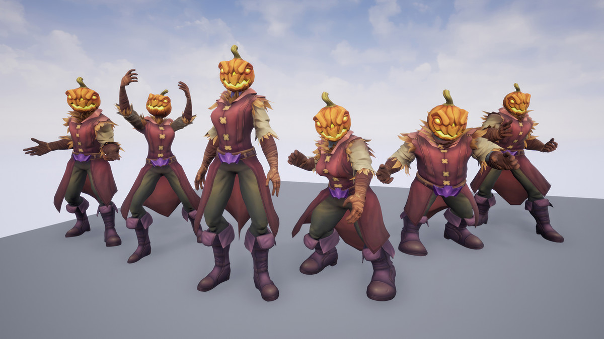 Stylized Fantasy Pumpkin Outfit
