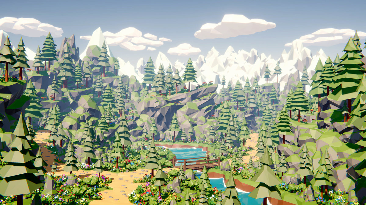 Rocky Valley - Polyart Environment