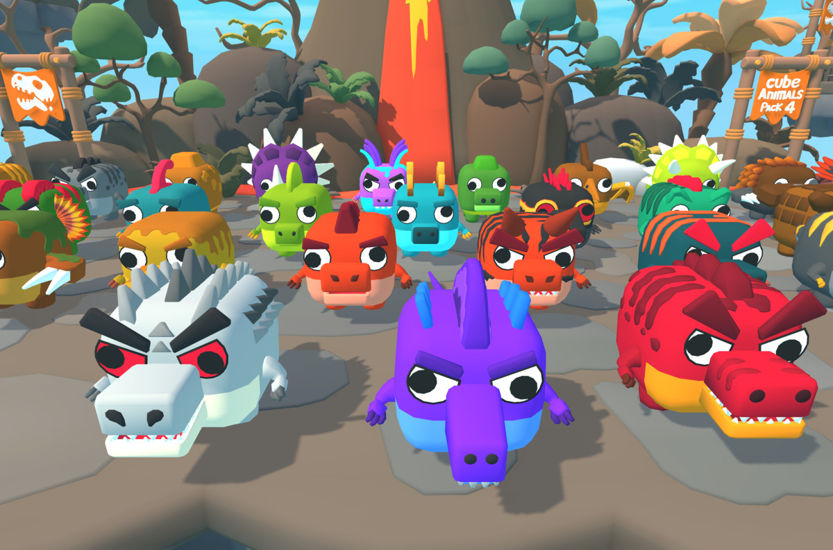 Cute Magic – Cube Dinosaurs Pack 4