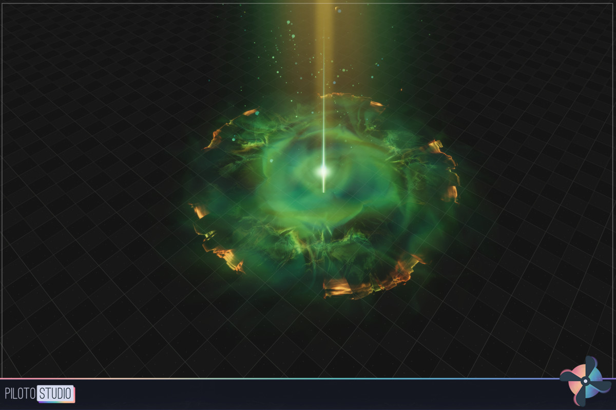 Realistic Fire Spirits Magic VFX