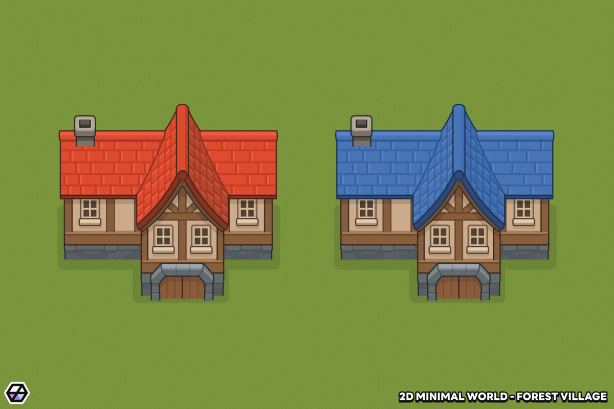 2D Minimal World - Forest Village