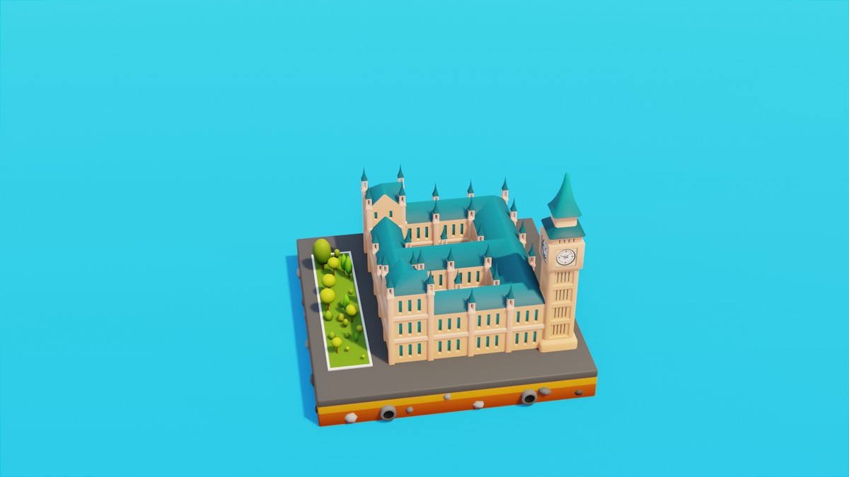 Low Poly LandMarks by IGS