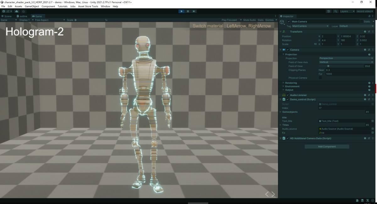 Character Shader Pack 3.0 - HDRP