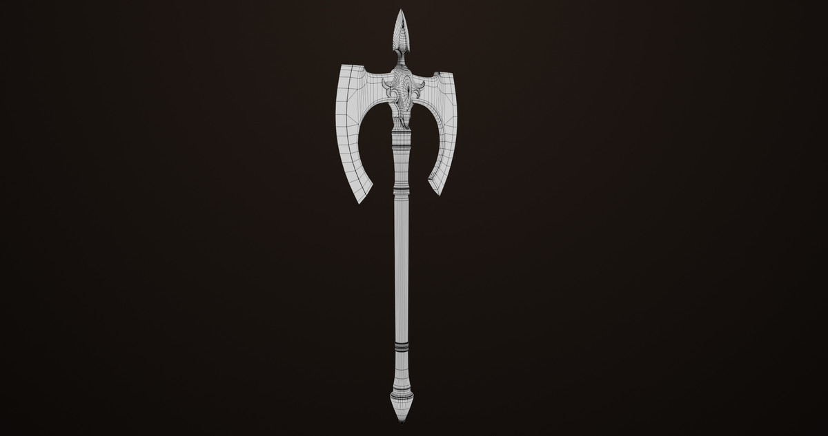 Battle Axe 12 URP HDRP Textures
