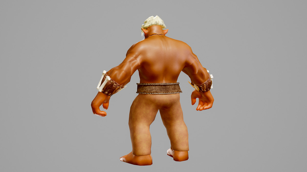 Orc shaman modular character