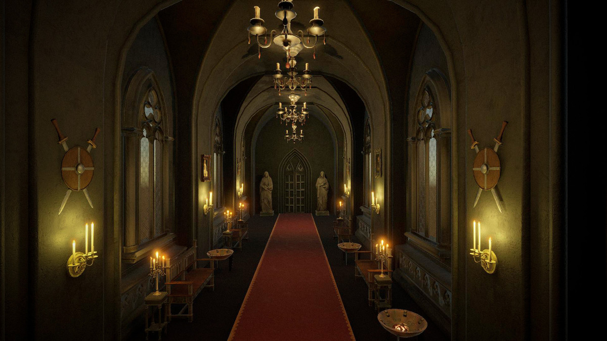 Gothic Throne Hall (MODULAR)