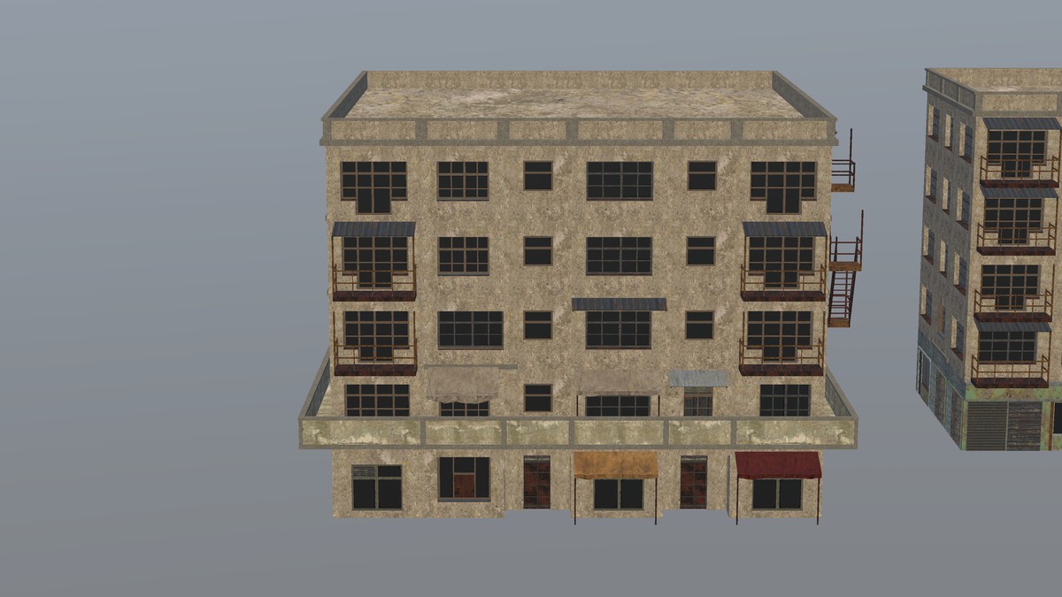 HexForge Abandoned Modular Building Pack