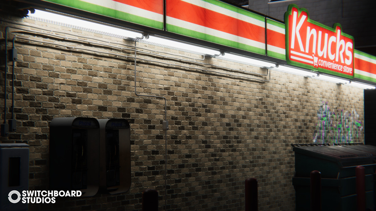 Modular Convenience Store With Products