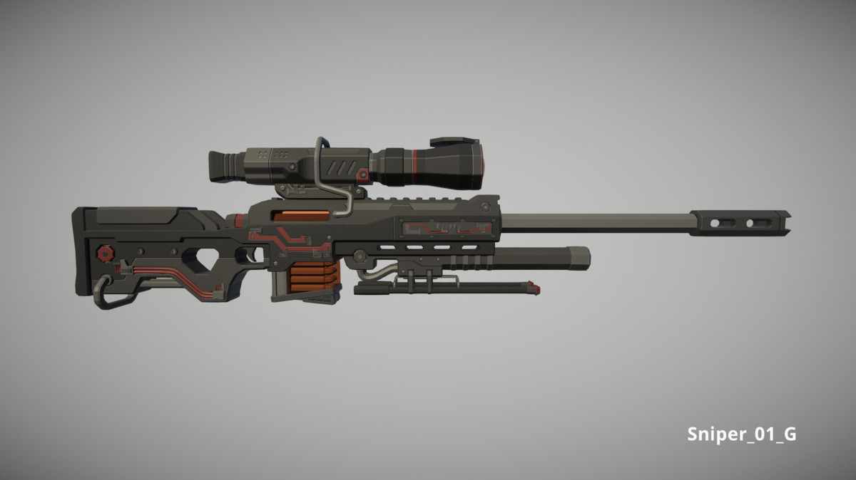 Cyberpunk Armory - Low Poly