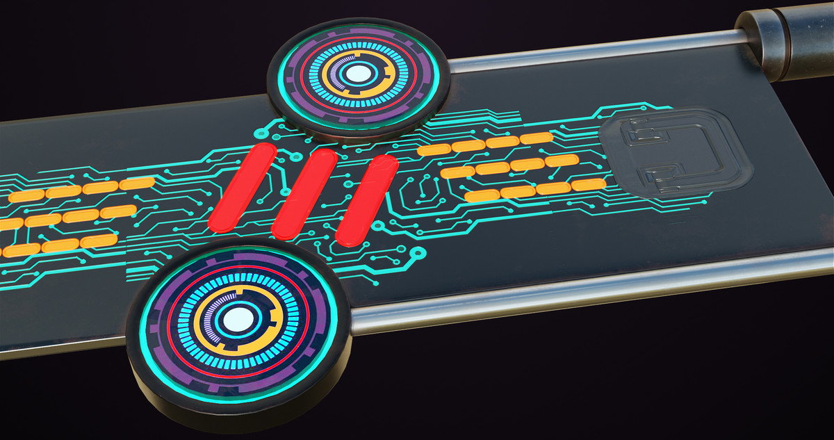 Sci Fi Hoverboard 9 URP HDRP Textures