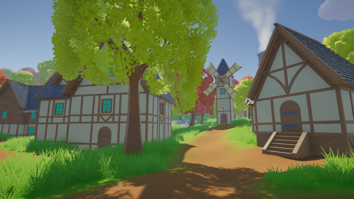 VERDANT Low Poly Modular Medieval Village