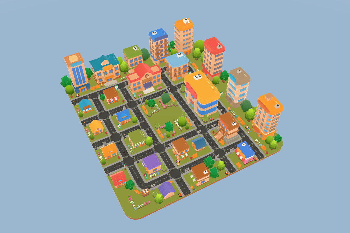 Cozy City - Chibi Stylized City Buildings 03