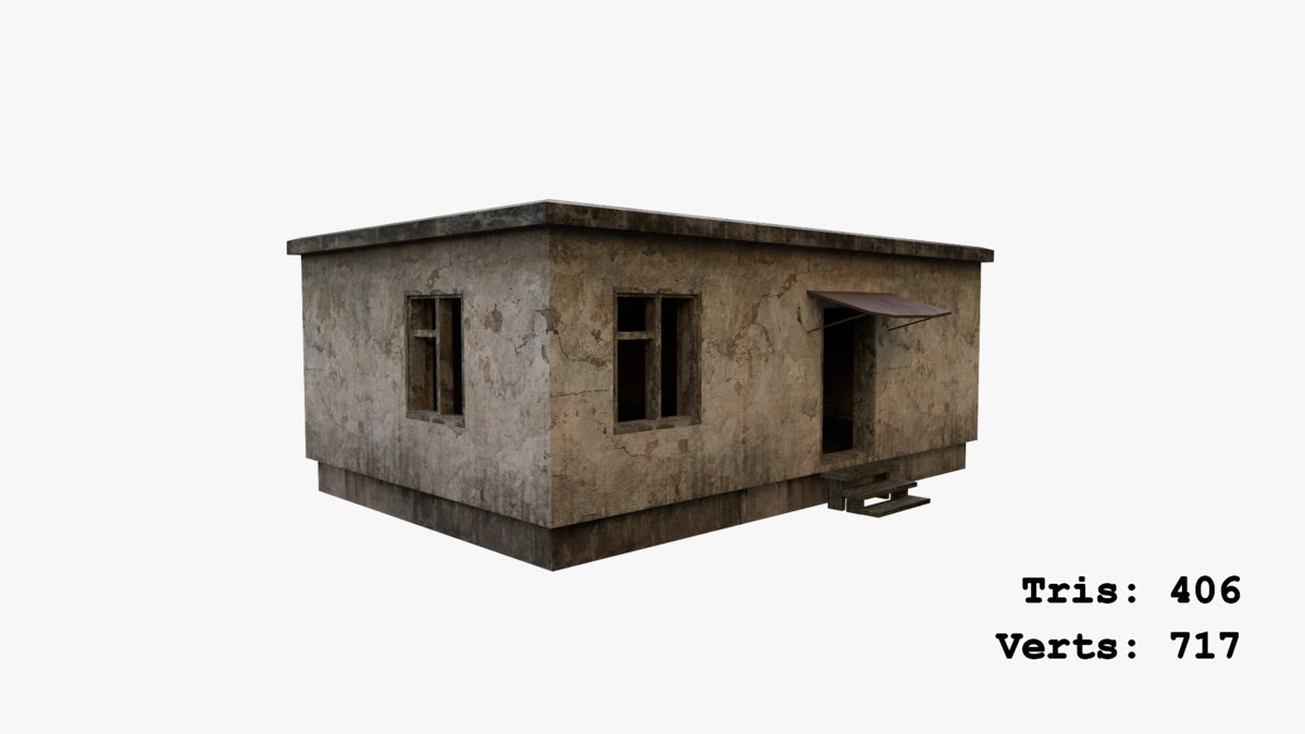 Abandoned Apocalyptic Buildings Mega Pack