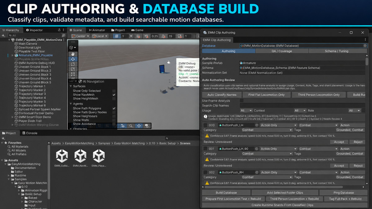 Easy Motion Matching