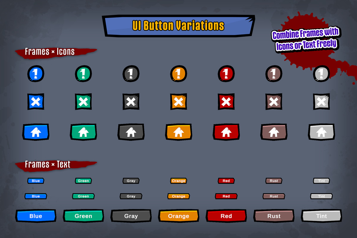 2D Zombie Game Kit - Suburb Pack