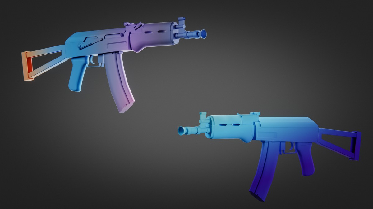 Weapon Gradient Skins Pack — 368 Variations