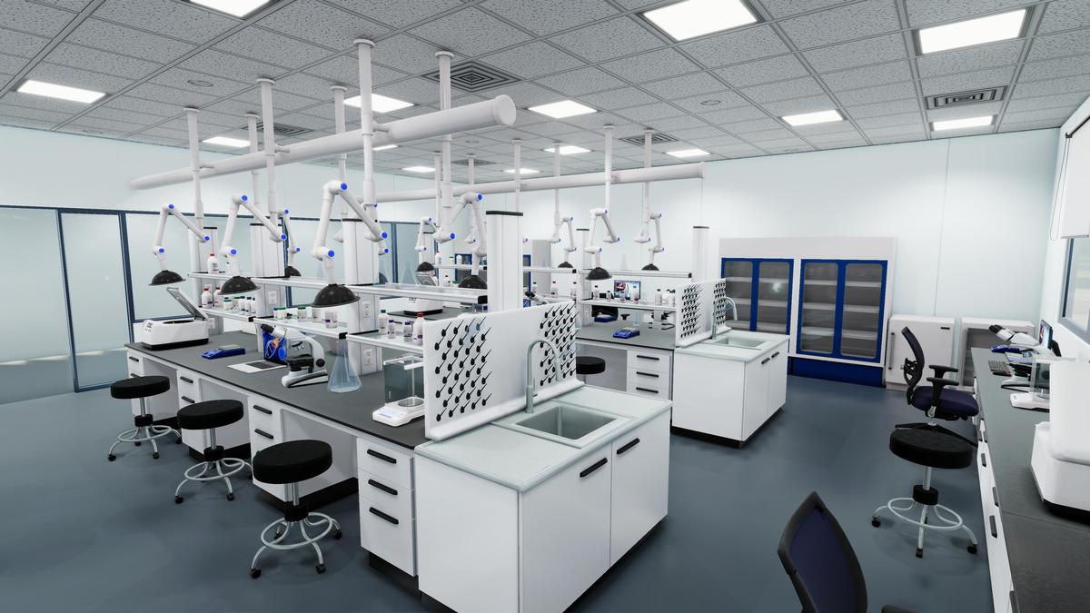Modular Laboratory Interior