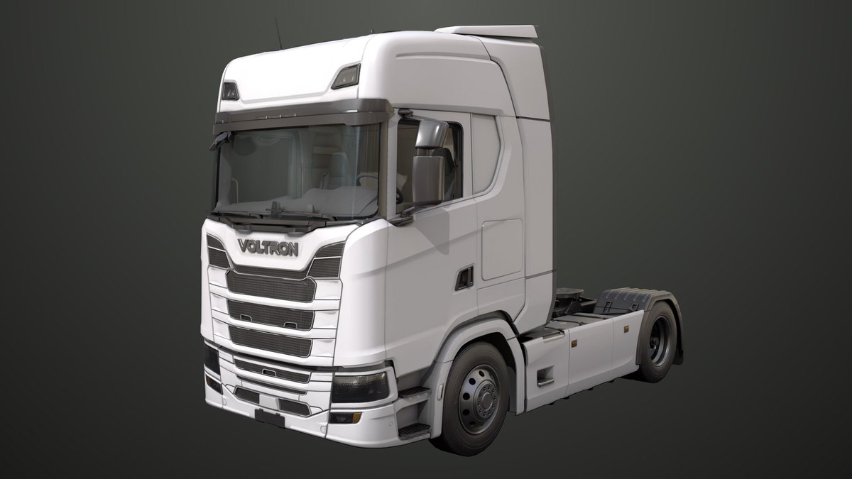 Heavy Truck Chassis 06 Interior URP HDRP Textures