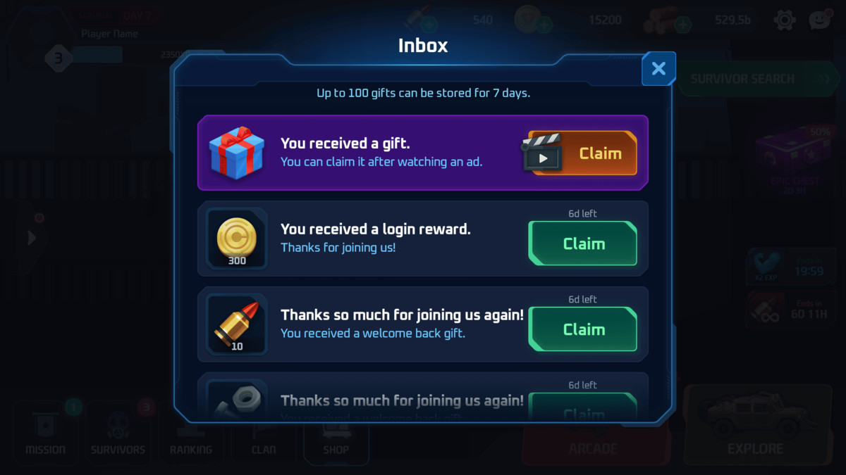 GUI Pro - Survival Clean