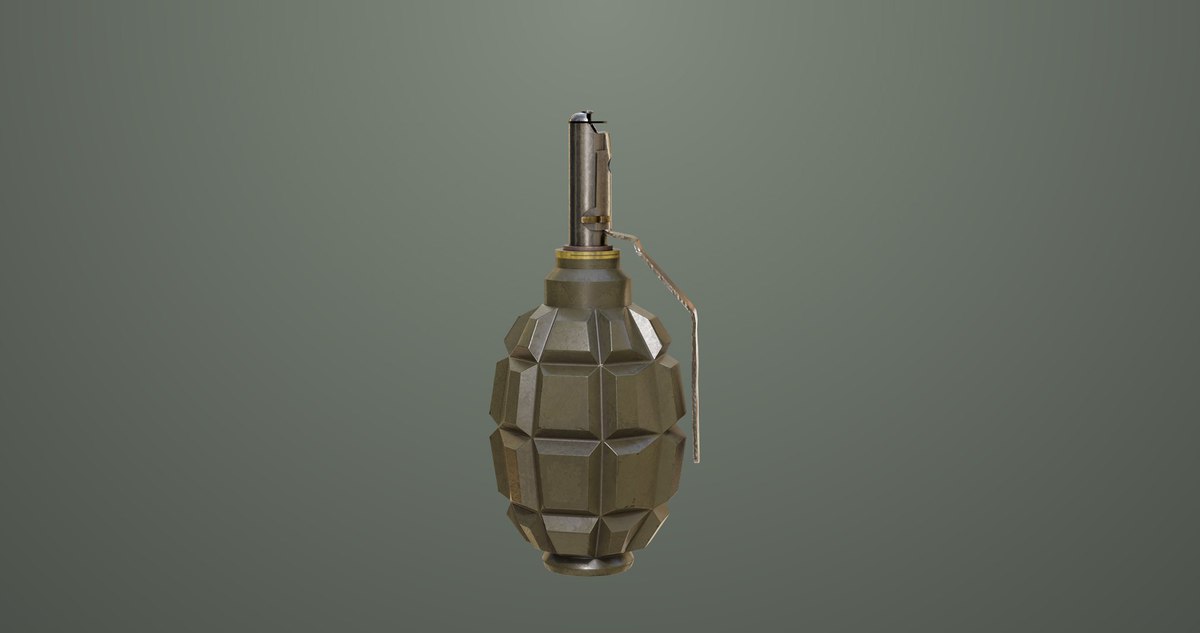 10 Grenades Single Mat URP HDRP Textures