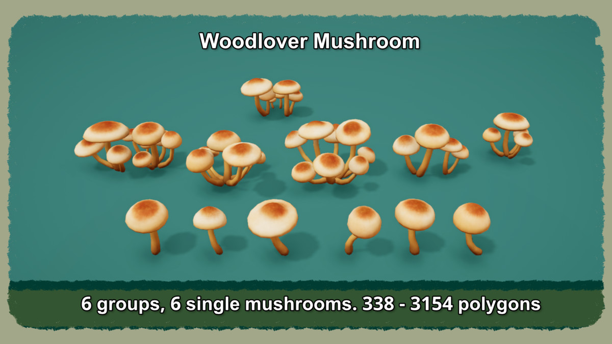 PIDI COSY: Stylized Mushrooms Vol 1