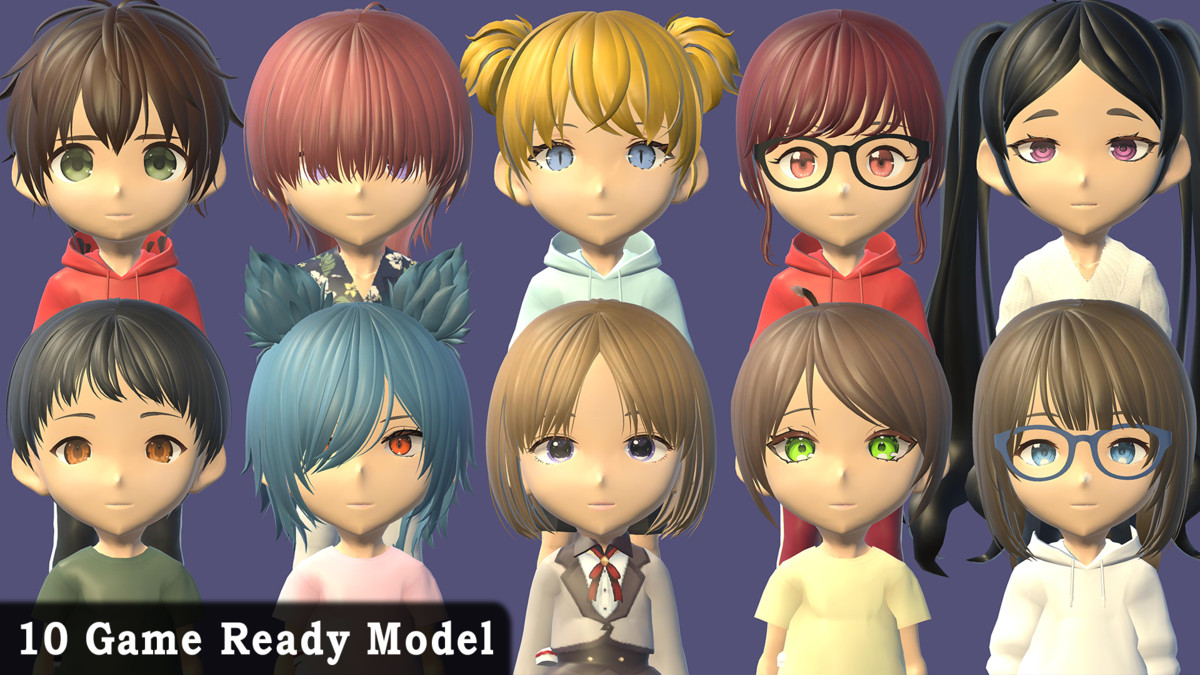 Cute Stylized Character Pack